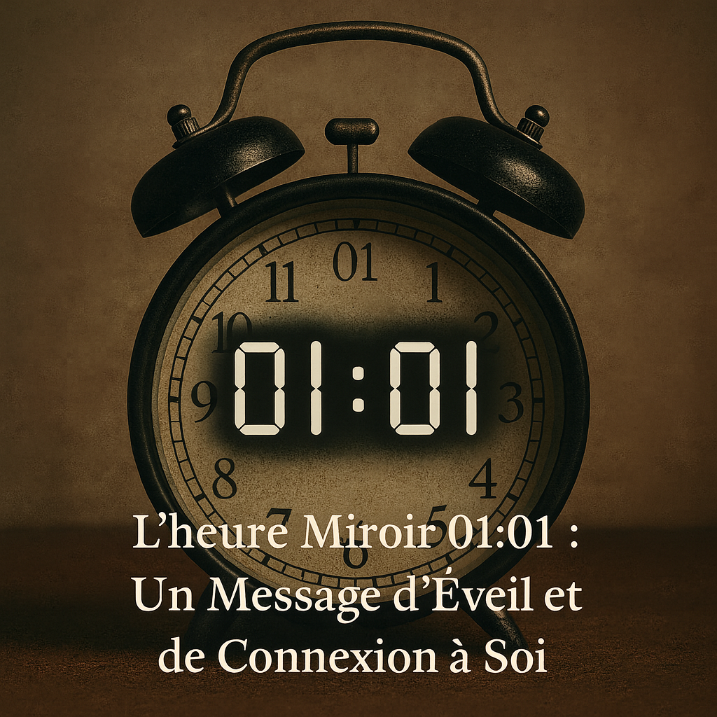 L’Heure Miroir 01h01  : Un Message d’Éveil et de Connexion à Soi