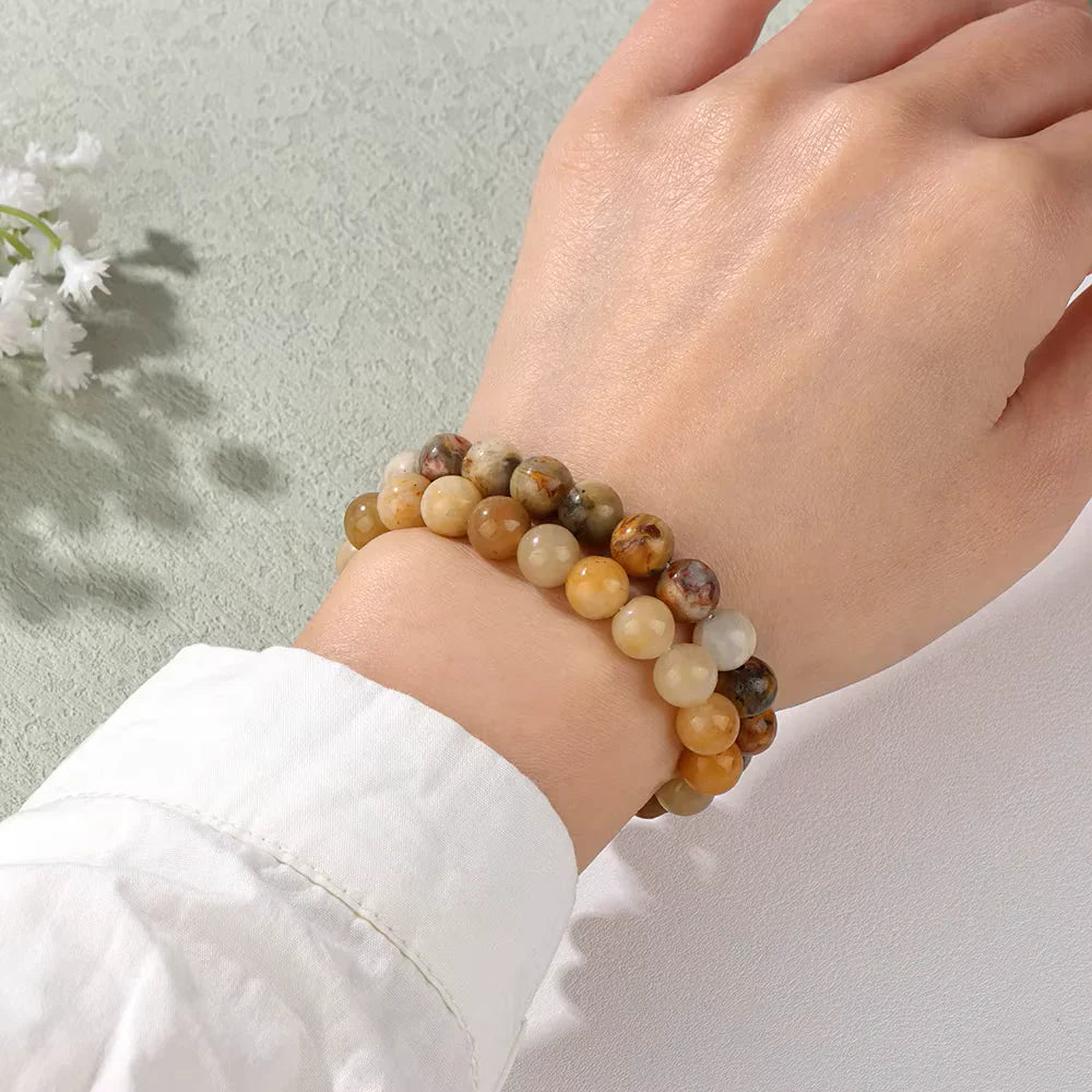 Cultivez Confiance en Soi et Apaisement avec l’Agate Crazy Lace et l’Aventurine Jaune