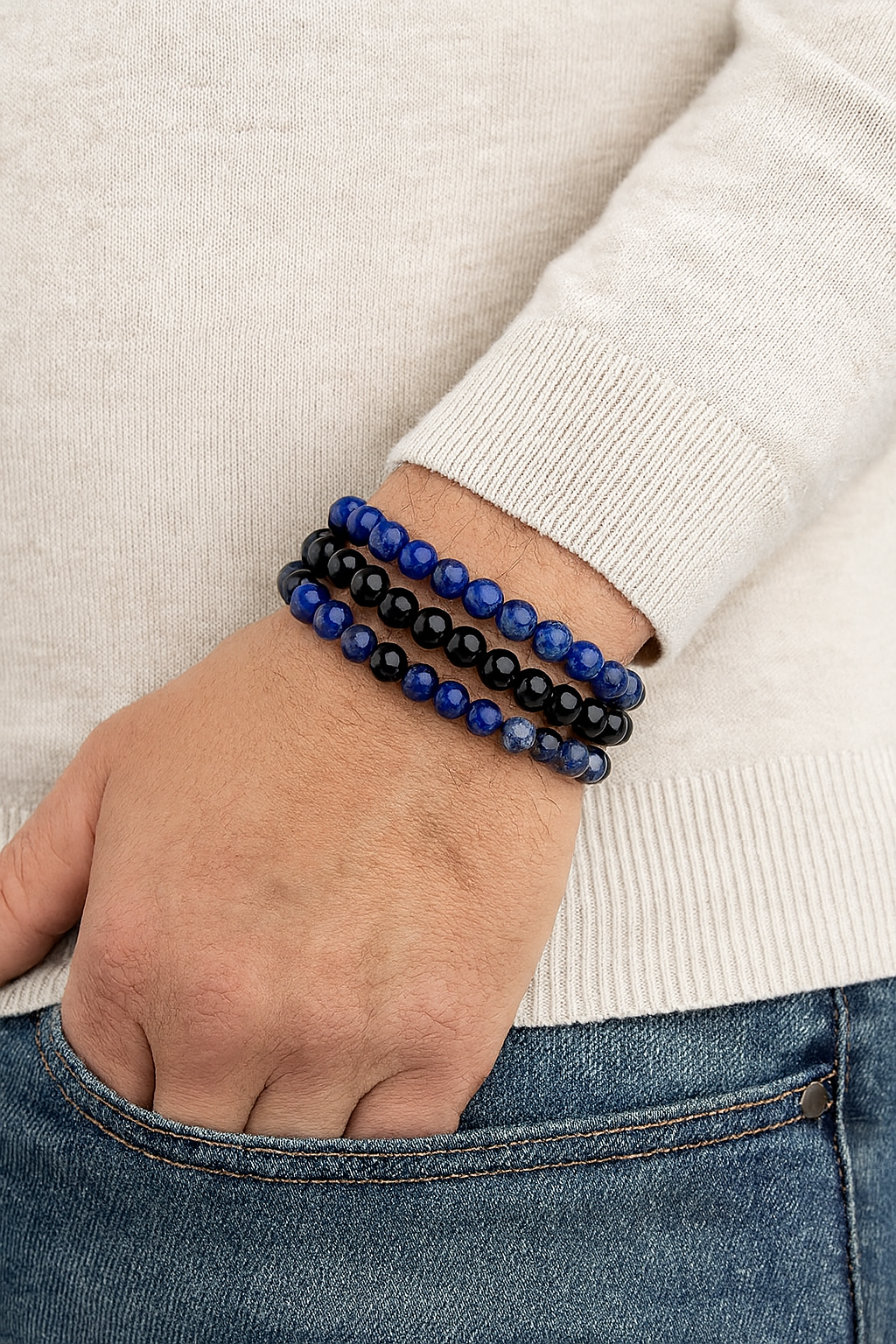 Lapis‑Lazuli, Onyx Noir et Sodalite : trois vibrations qui s’unissent pour l’harmonie