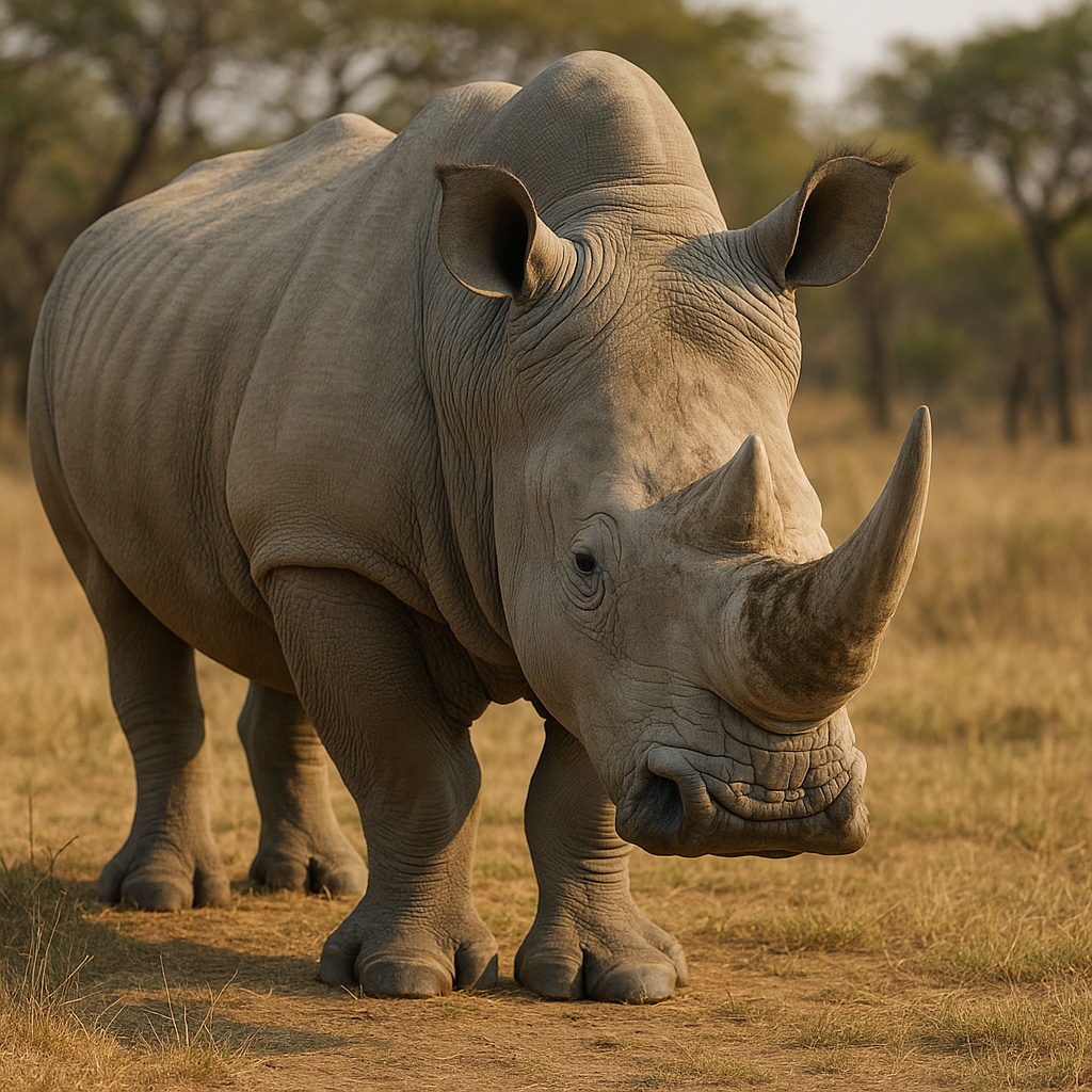 Rhinocéros blanc : entre résilience et fragilité