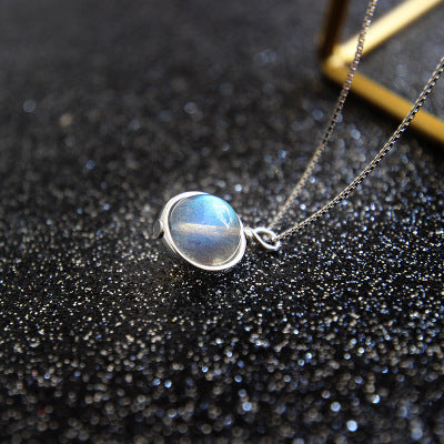 Collier "Lumière de Lune" en Pierre de Lune Naturelle