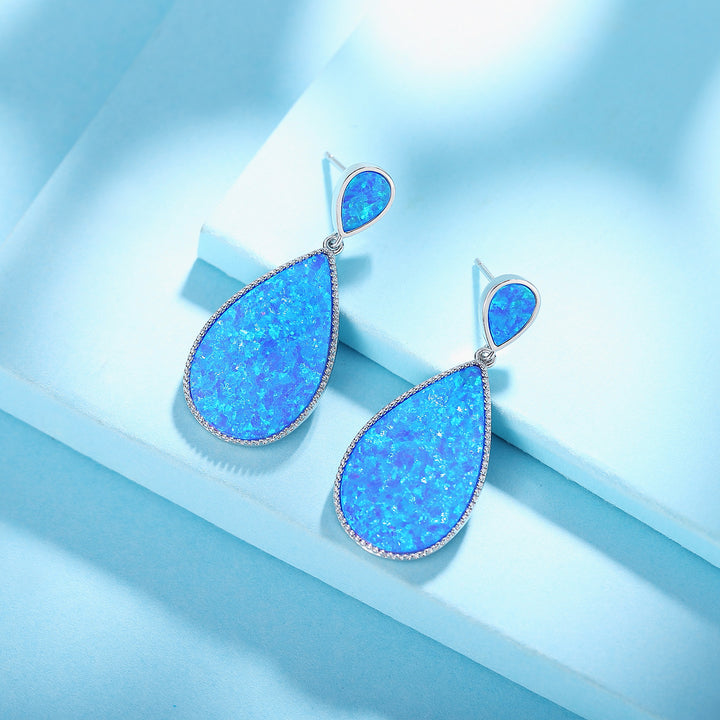 Boucles d’Oreilles "Larmes d’Océan"