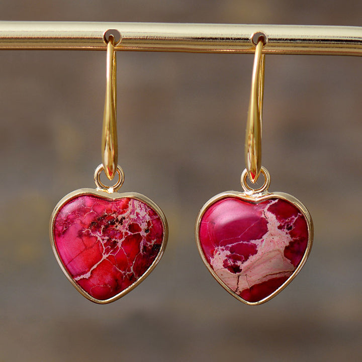 Boucles d’Oreilles "Cœur de GAIA"