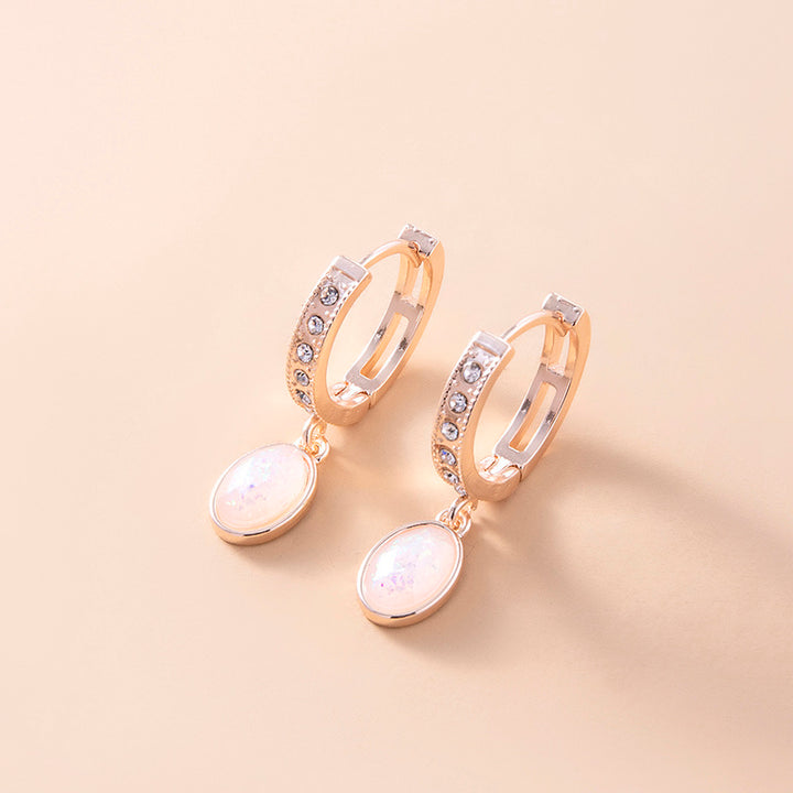 Boucles d’Oreilles "Lueur Opaline"