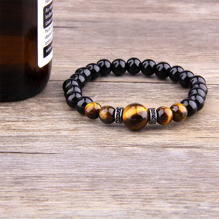 Bracelet en pierre naturelle œil de tigre