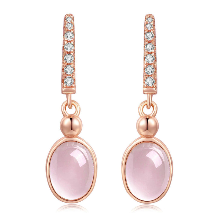 Boucles d’Oreilles "Éclat Rose"
