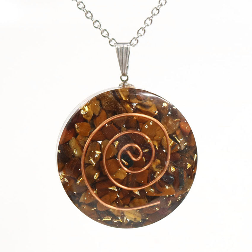 Pendentif Énergétique en Cristal Naturel