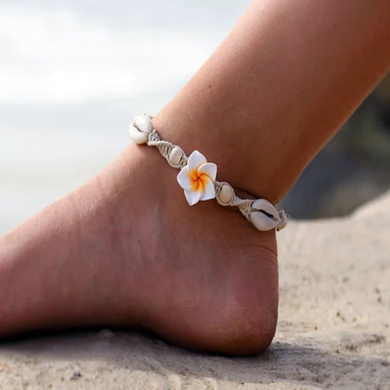 Bracelet de Cheville "Aloha Flower"