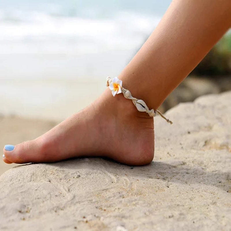 Bracelet de Cheville "Aloha Flower"