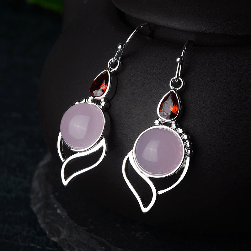 Boucles d’Oreilles "Éclat d’Hibiscus"