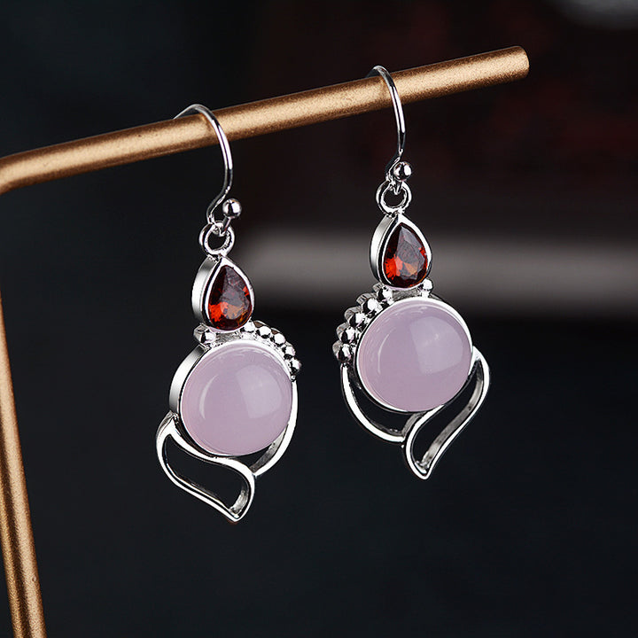 Boucles d’Oreilles "Éclat d’Hibiscus"