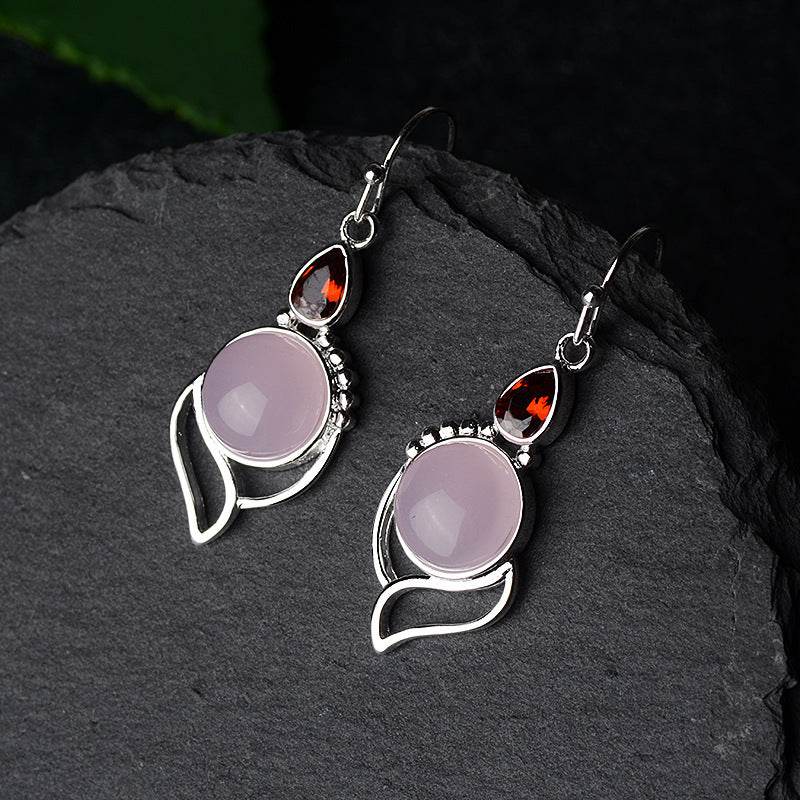 Boucles d’Oreilles "Éclat d’Hibiscus"