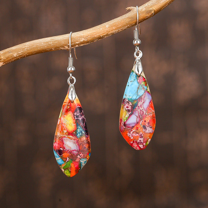 Boucles d’Oreilles "Océan Impérial"