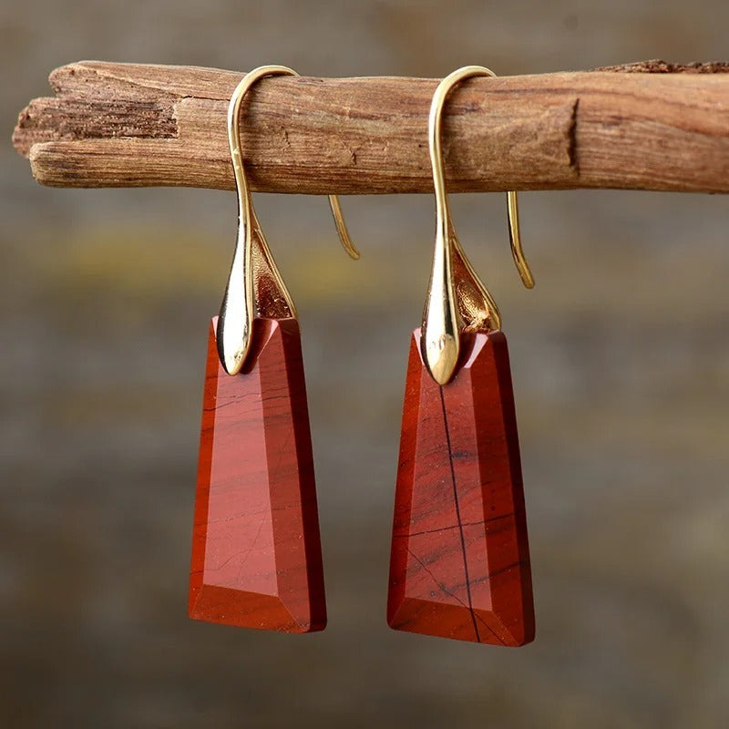 Boucles d’Oreilles "Énergie Rouge"