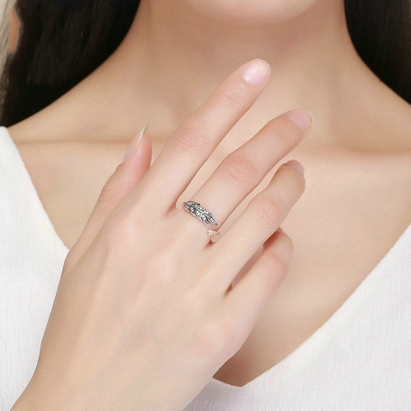 Bague Plume Angélique