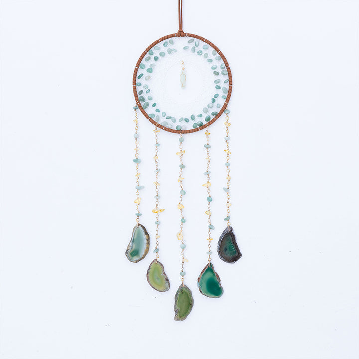 Attrape-Rêves Aventurine Verte & Agate