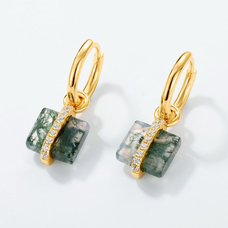 Boucles d’Oreilles "Émeraude de Forêt"