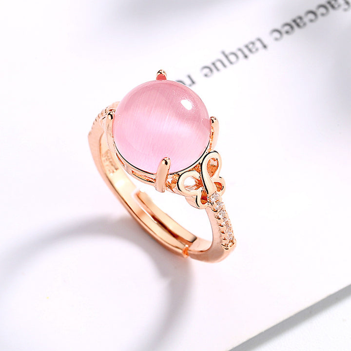 Bague "Lotus Rose"
