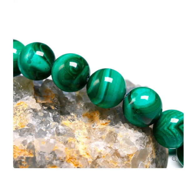Bracelet Purification en Malachite Véritable