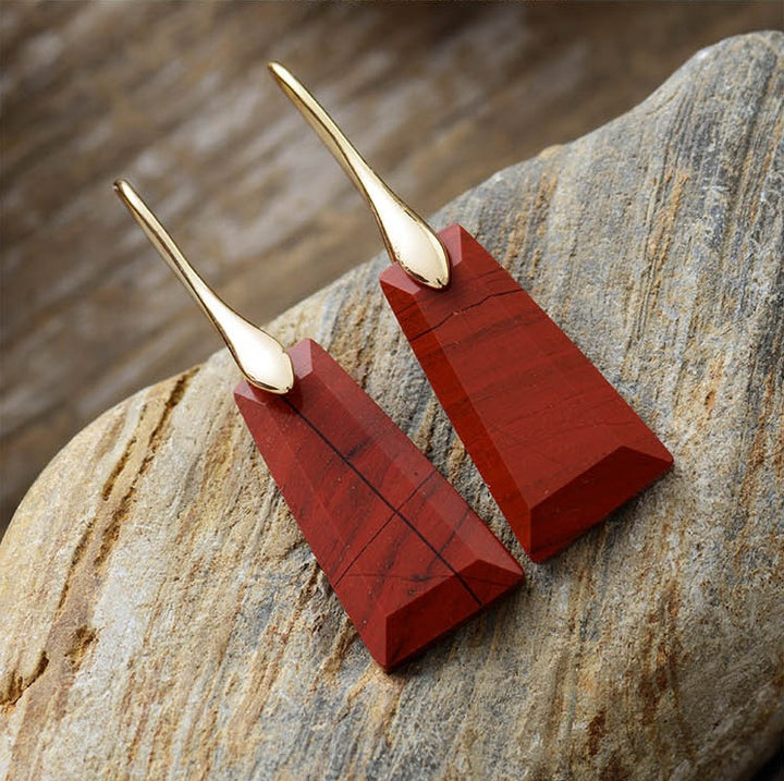 Boucles d’Oreilles "Énergie Rouge"
