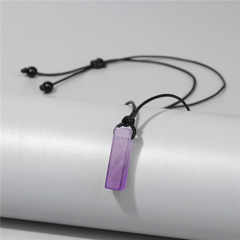 Pendentif "Énergie Pure" en Améthyste Naturelle