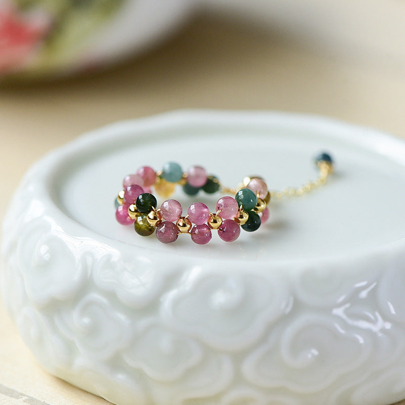 Bague Arc-en-Ciel en Tourmaline