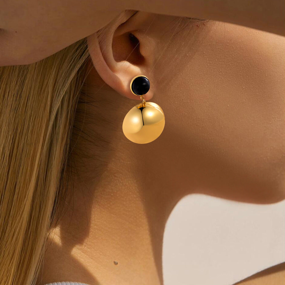 Boucles d’Oreilles "Éclipse Dorée"