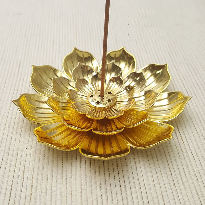 Brûleur d’Encens Lotus Doré