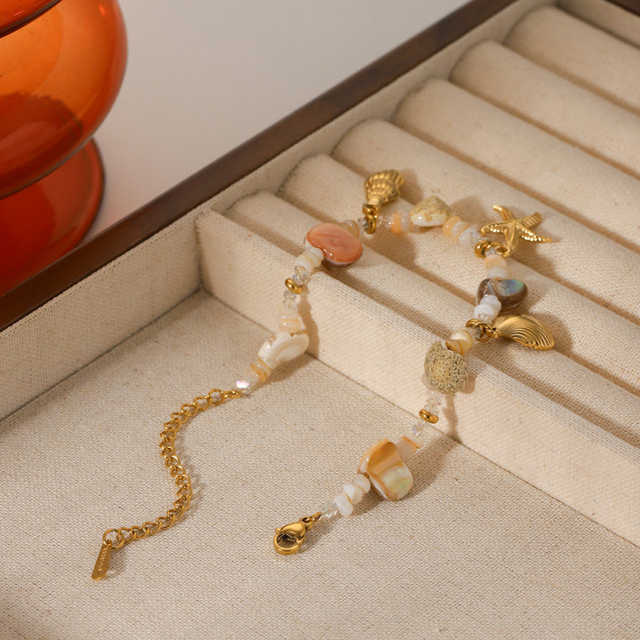 Bracelet Coquillage & Étoile de Mer