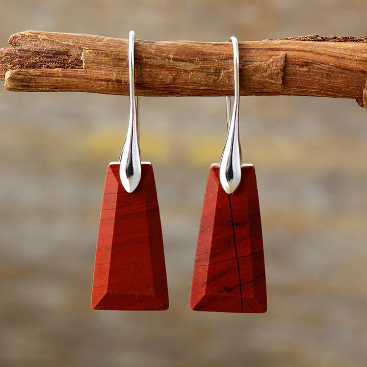 Boucles d’Oreilles "Énergie Rouge"