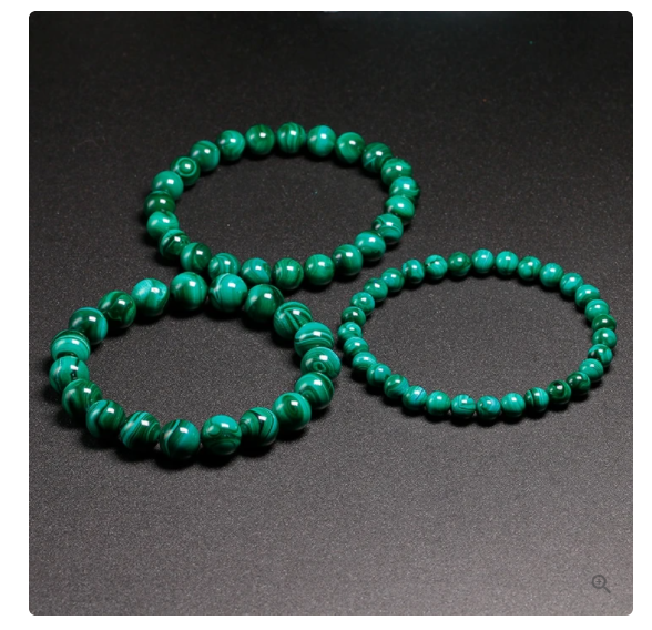 Bracelet Purification en Malachite Véritable