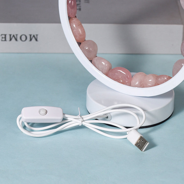 Lampe Nocturne en Pierres Naturelles