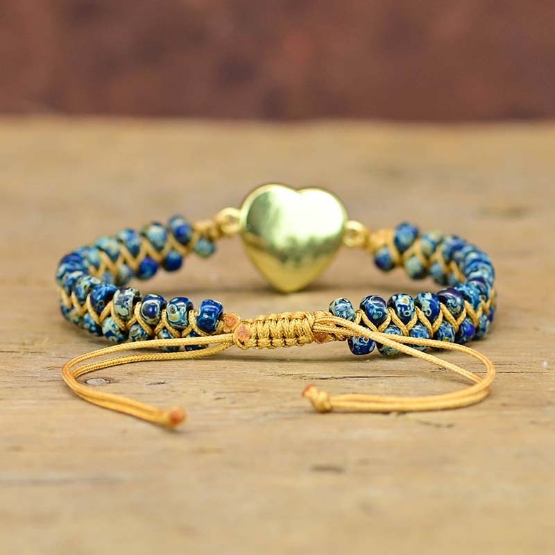 Bracelet "Éclat d’Océan" en Opale Bleue