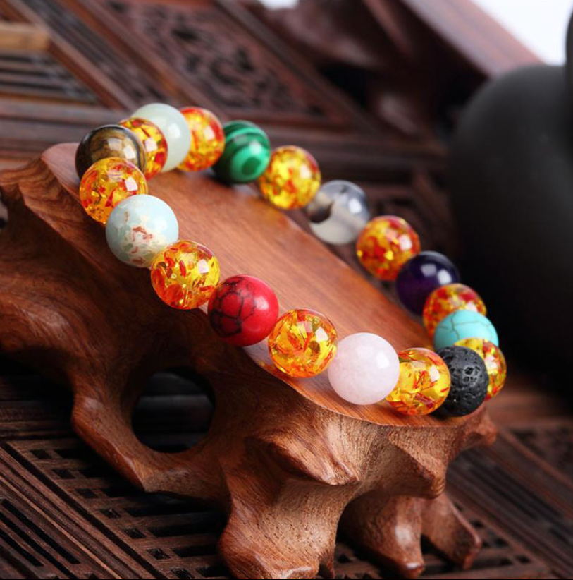 Bracelet "Passion" en pierre de Grenat et de Feu