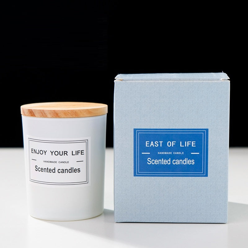 Bougie Parfumée aux Cristaux Naturels