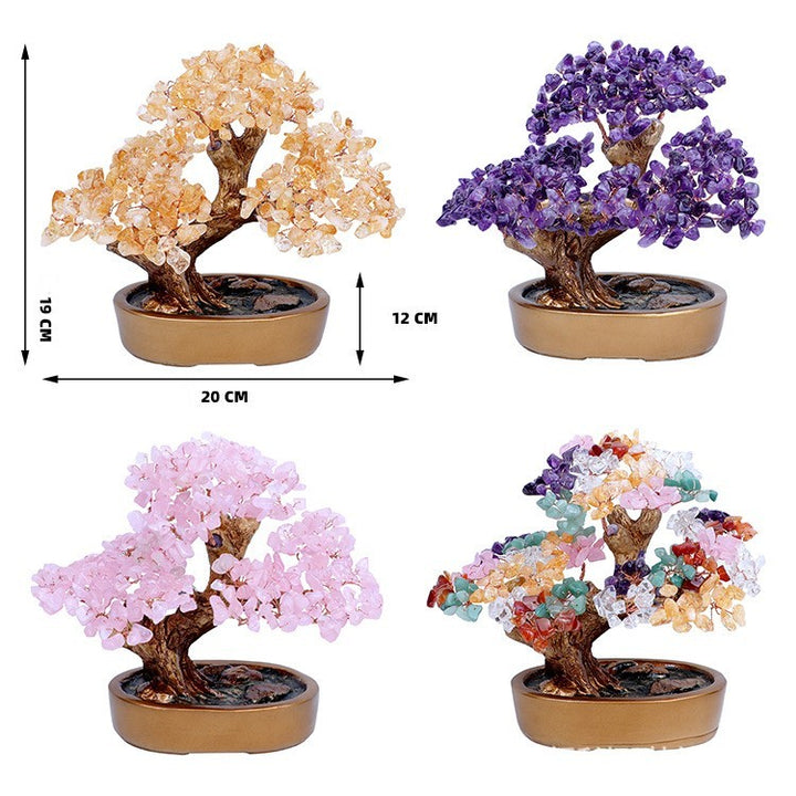 Bonsaï de Richesse – La Lumière de la Prospérité