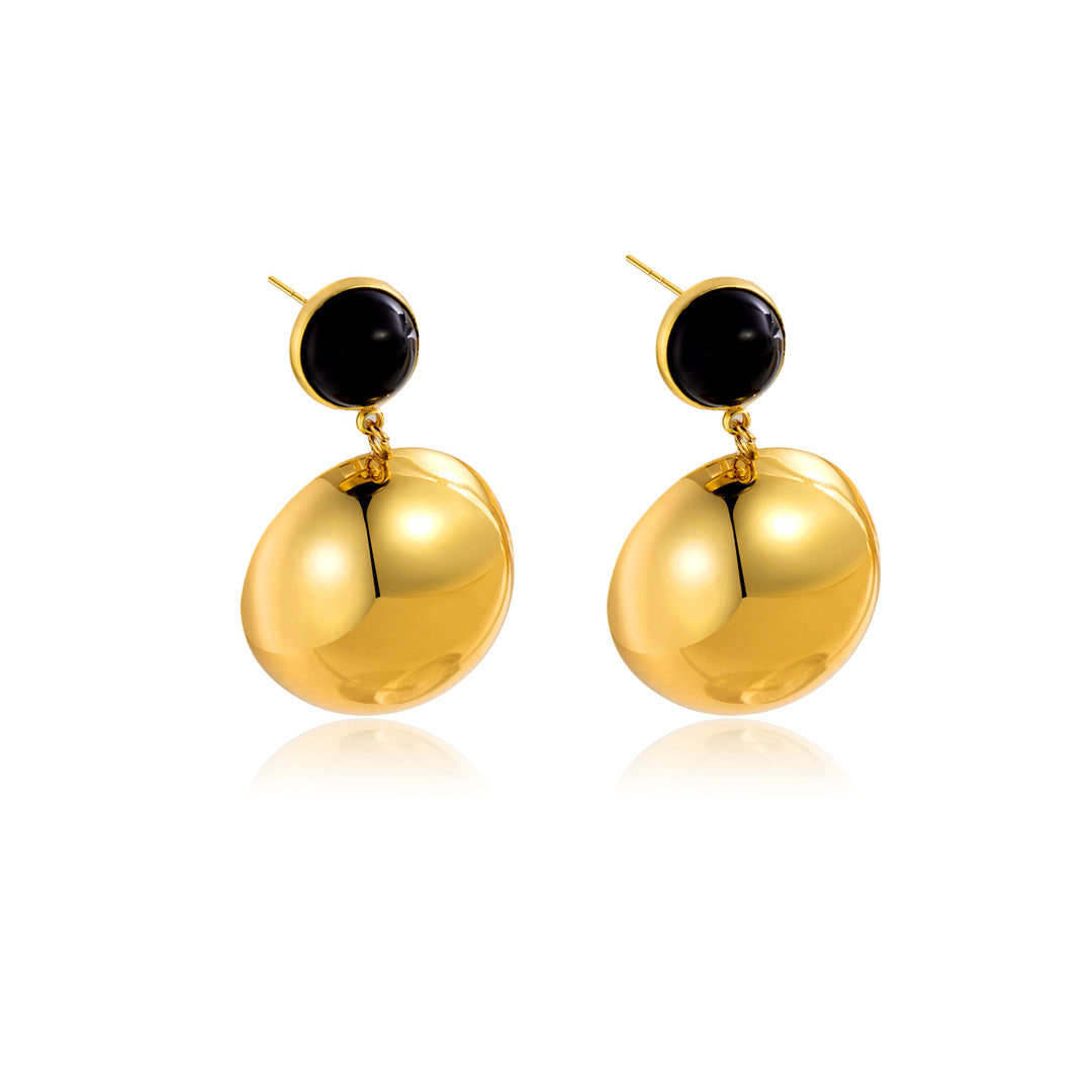 Boucles d’Oreilles "Éclipse Dorée"