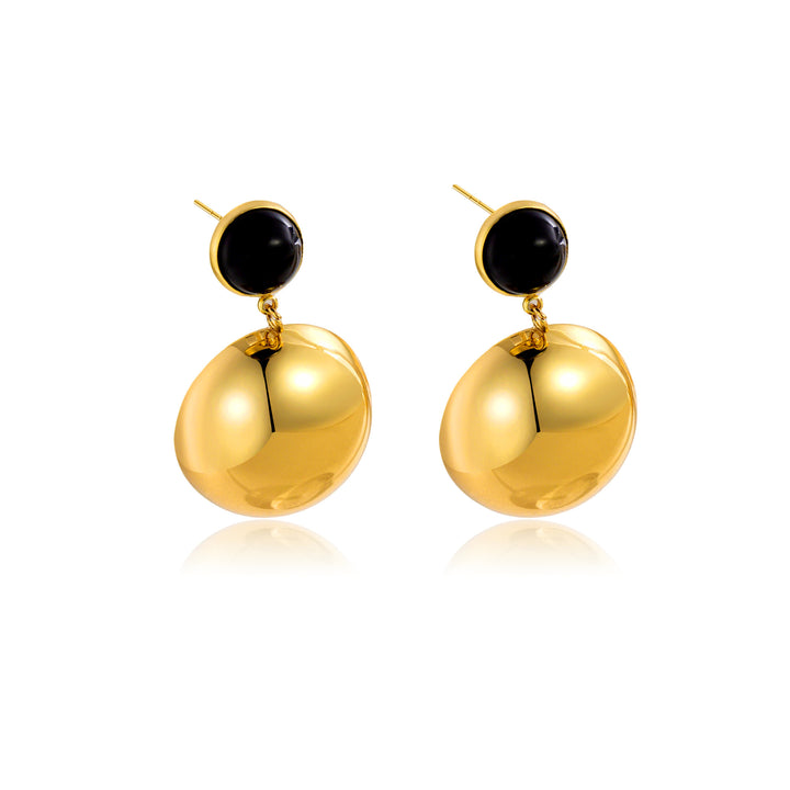 Boucles d’Oreilles "Éclipse Dorée"