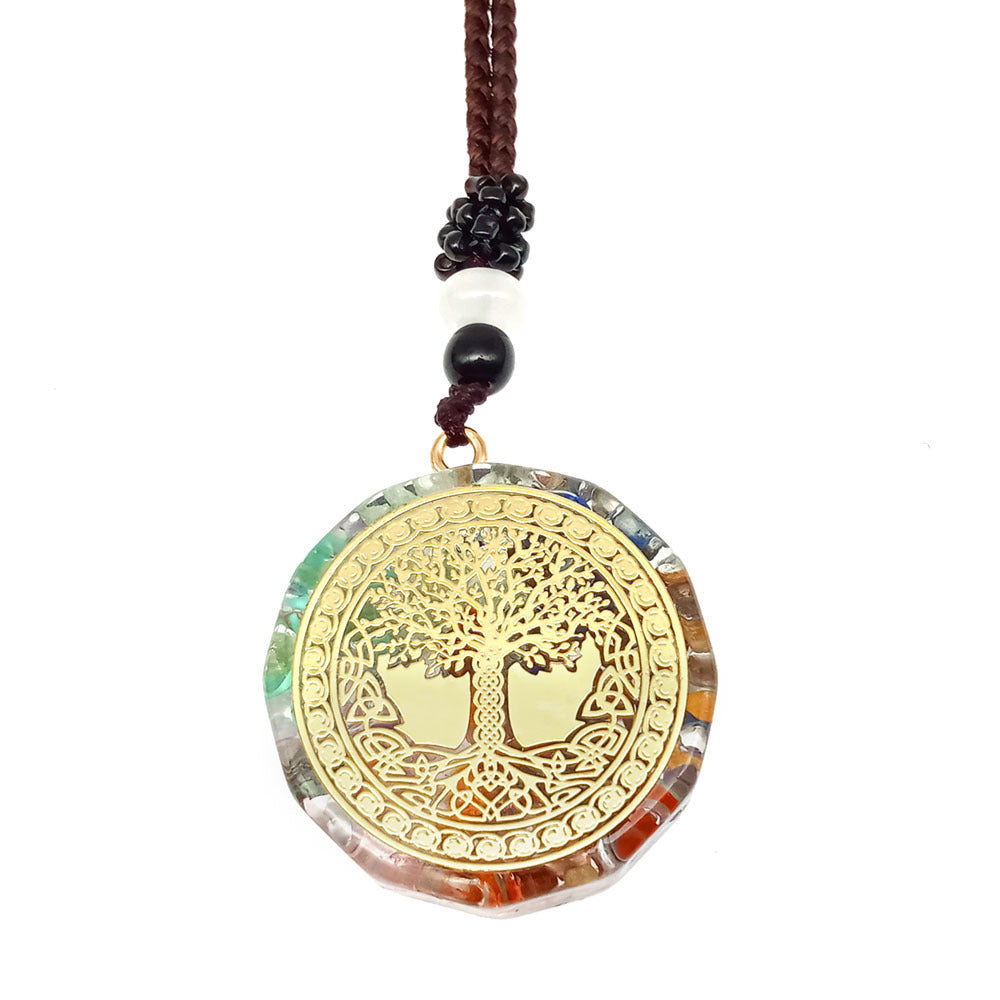 Collier “Géométrie Sacrée” en Pierre Naturelle