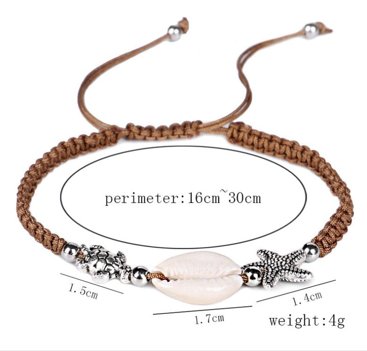 Creative starfish shell bracelet