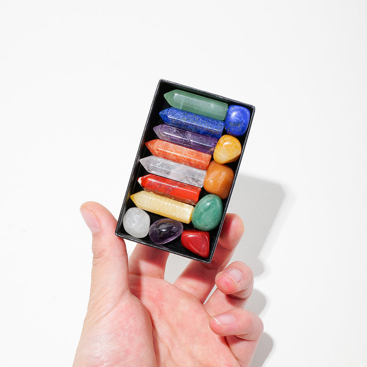 Coffret Cristaux Naturels & Pointes Énergétiques