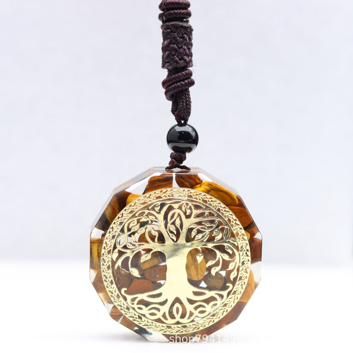 Pendentif Fleur Énergétique - Arbre de vie