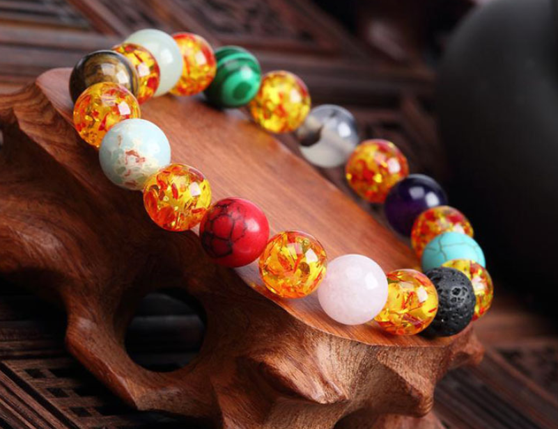 Bracelet "Passion" en pierre de Grenat et de Feu
