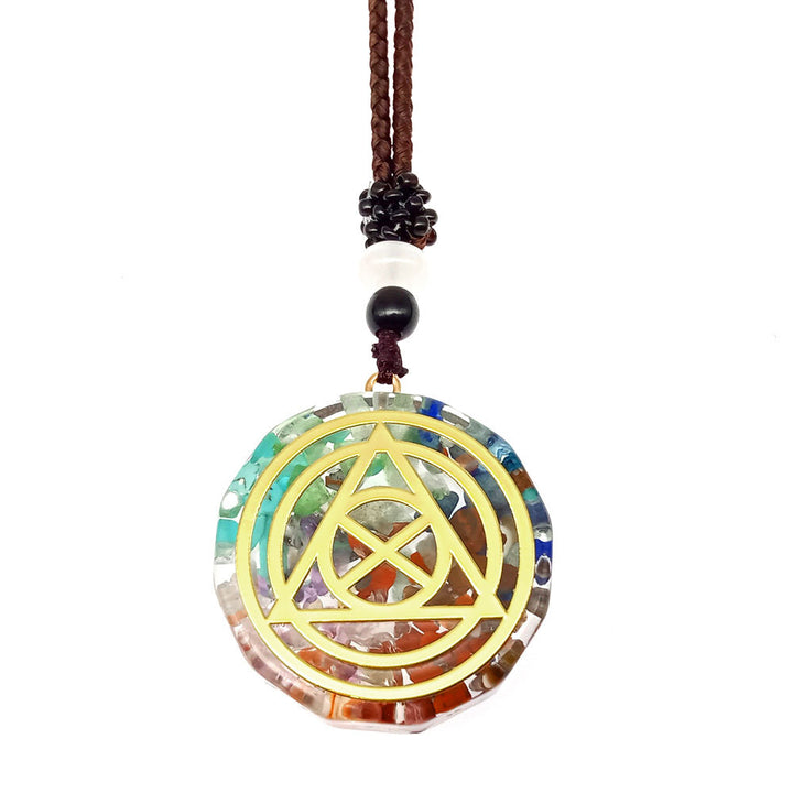 Collier “Géométrie Sacrée” en Pierre Naturelle