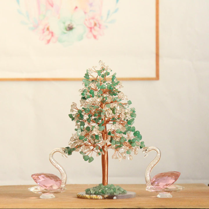 Arbre de Fortune en Cristal Nature