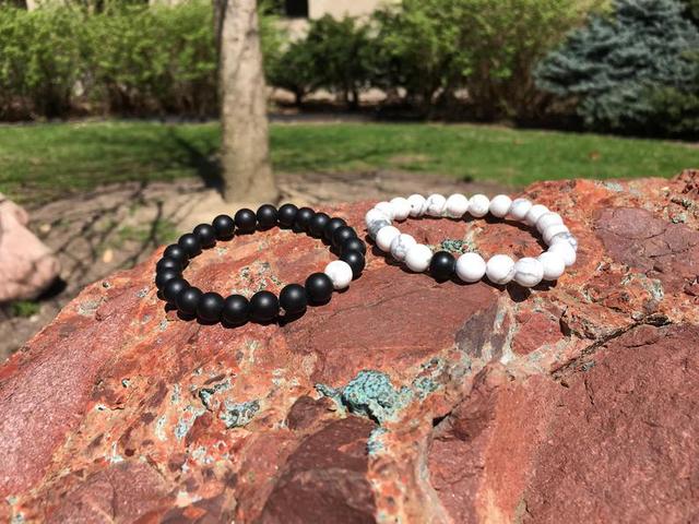 Bracelet FUSION en Pierre Volcanique