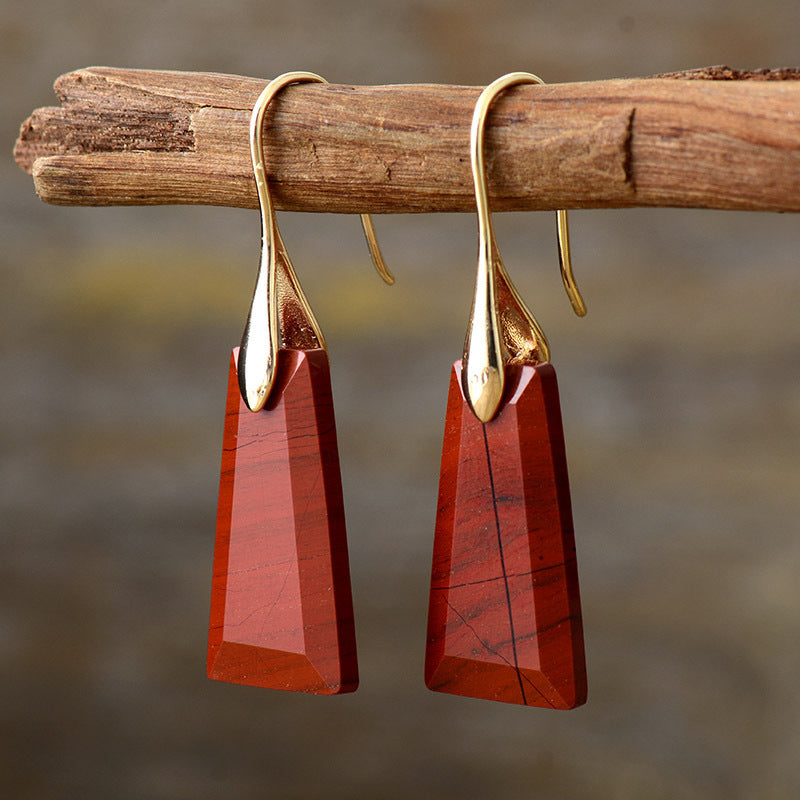 Boucles d’Oreilles "Énergie Rouge"