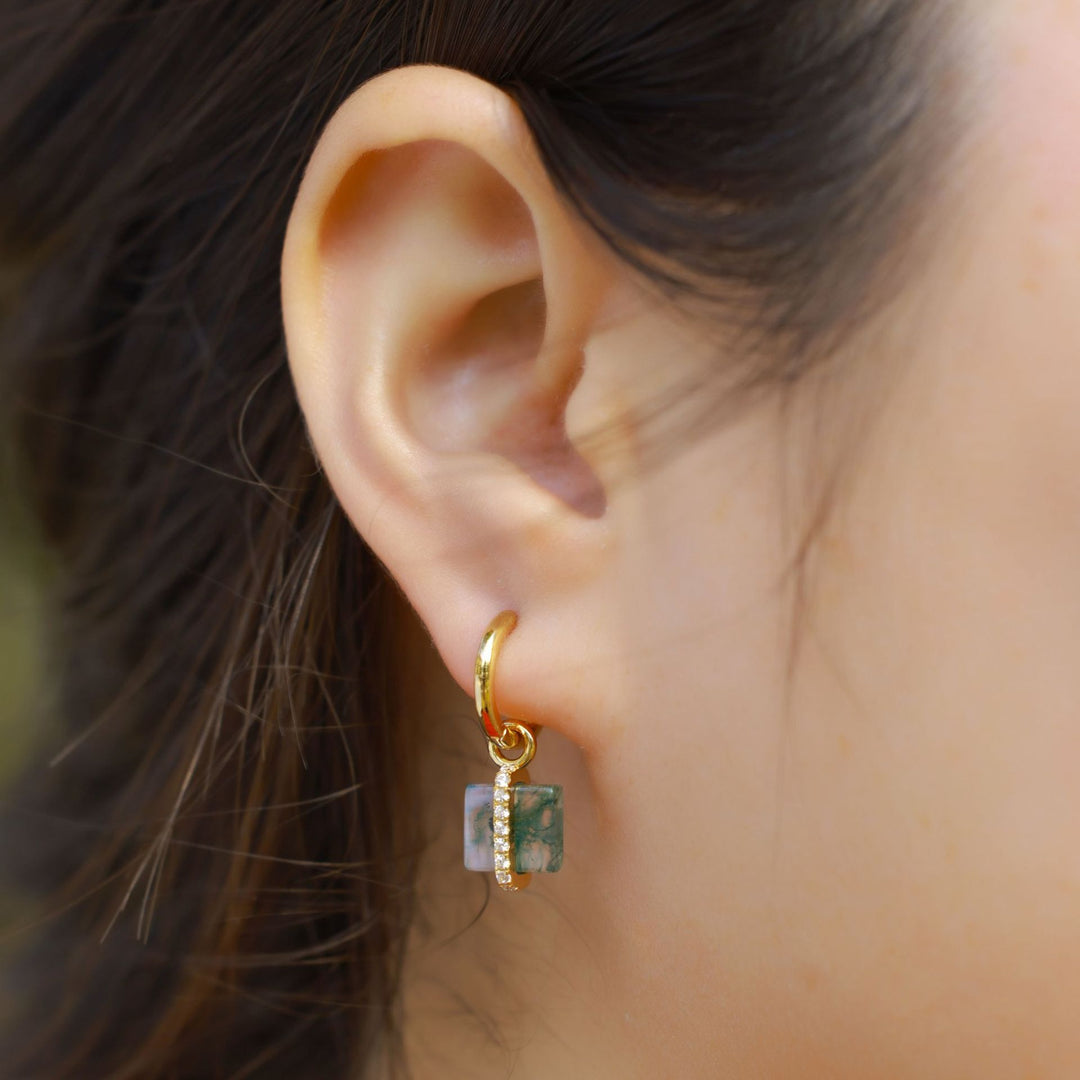 Boucles d’Oreilles "Émeraude de Forêt"