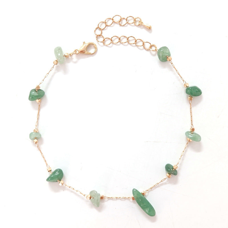 Bracelet de Cheville "Lagon d’Agate"