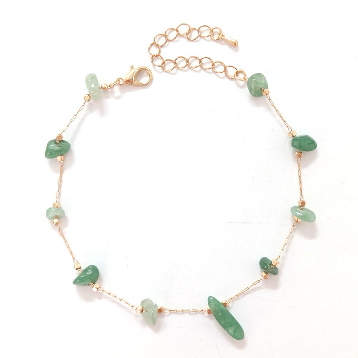 Bracelet de Cheville "Lagon d’Agate"